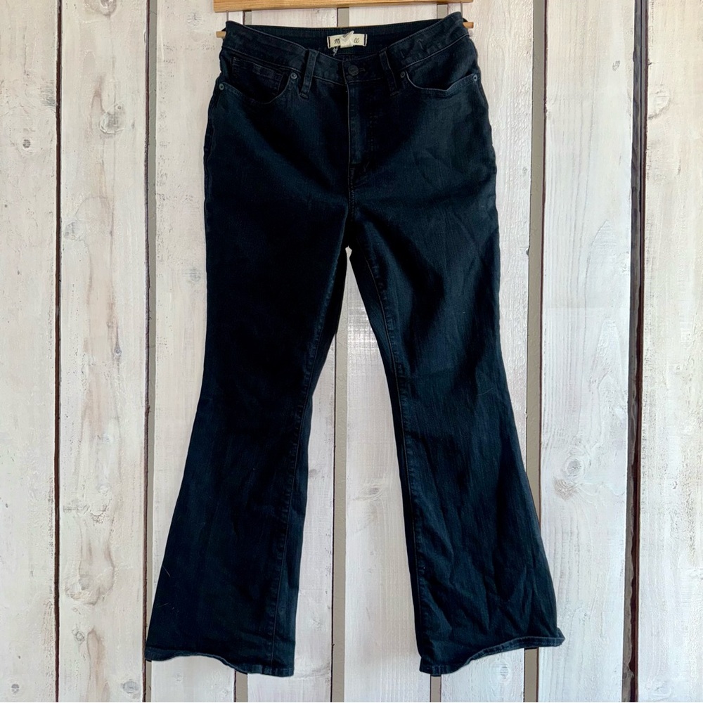 Madewell Black Flare & Wide Leg Jeans